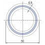 Труба полипропиленовая Ekoplastik Fiber Basalt Plus 50x6,9 (штанга: 4 м)