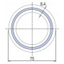 Труба полипропиленовая Ekoplastik Fiber Basalt Plus 75x8,4 (штанга: 4 м)