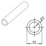 Труба из сшитого полиэтилена Rehau Rautitan flex 63x8,6 (штанга: 6 м)