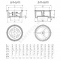 Клапан обратный нерж осевой Ду 25 Ру40 межфл диск нерж Benarmo